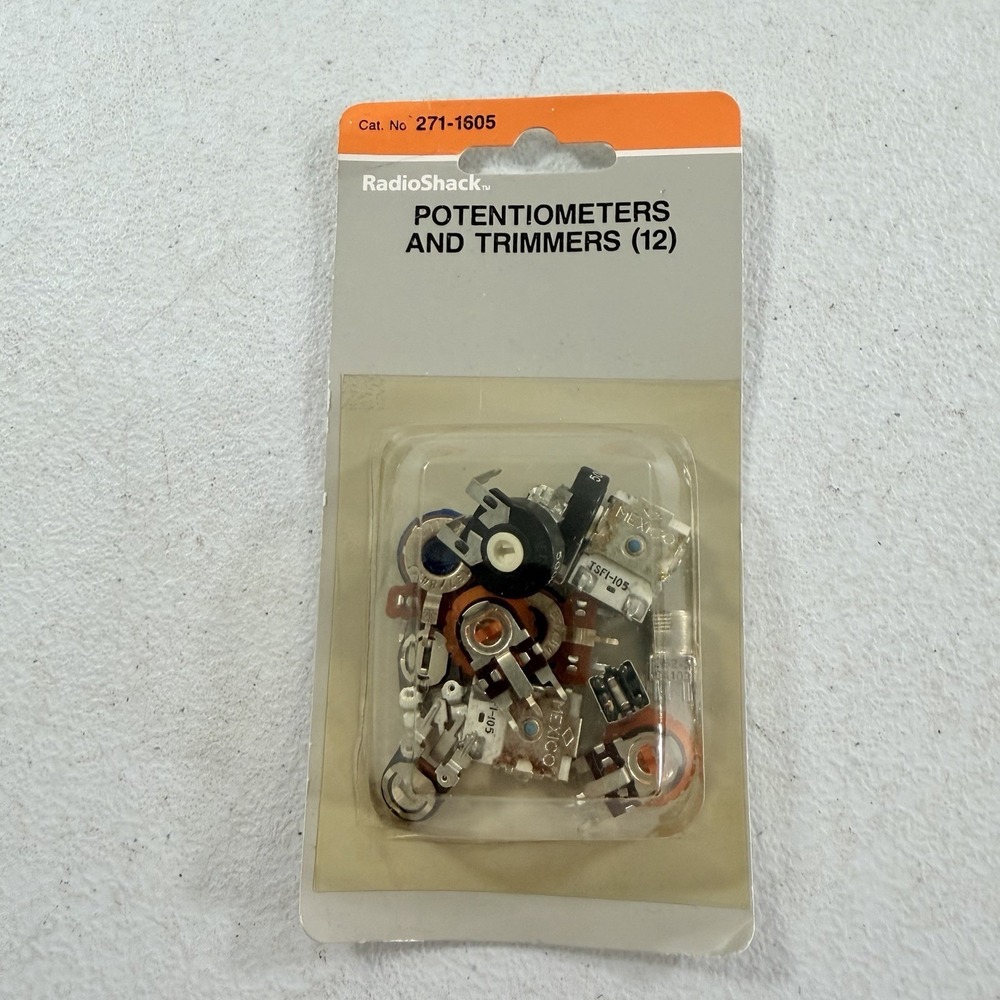 Radio Shack 271-1605 Potentiometers and Trimmers Package of 12 NEW NOS